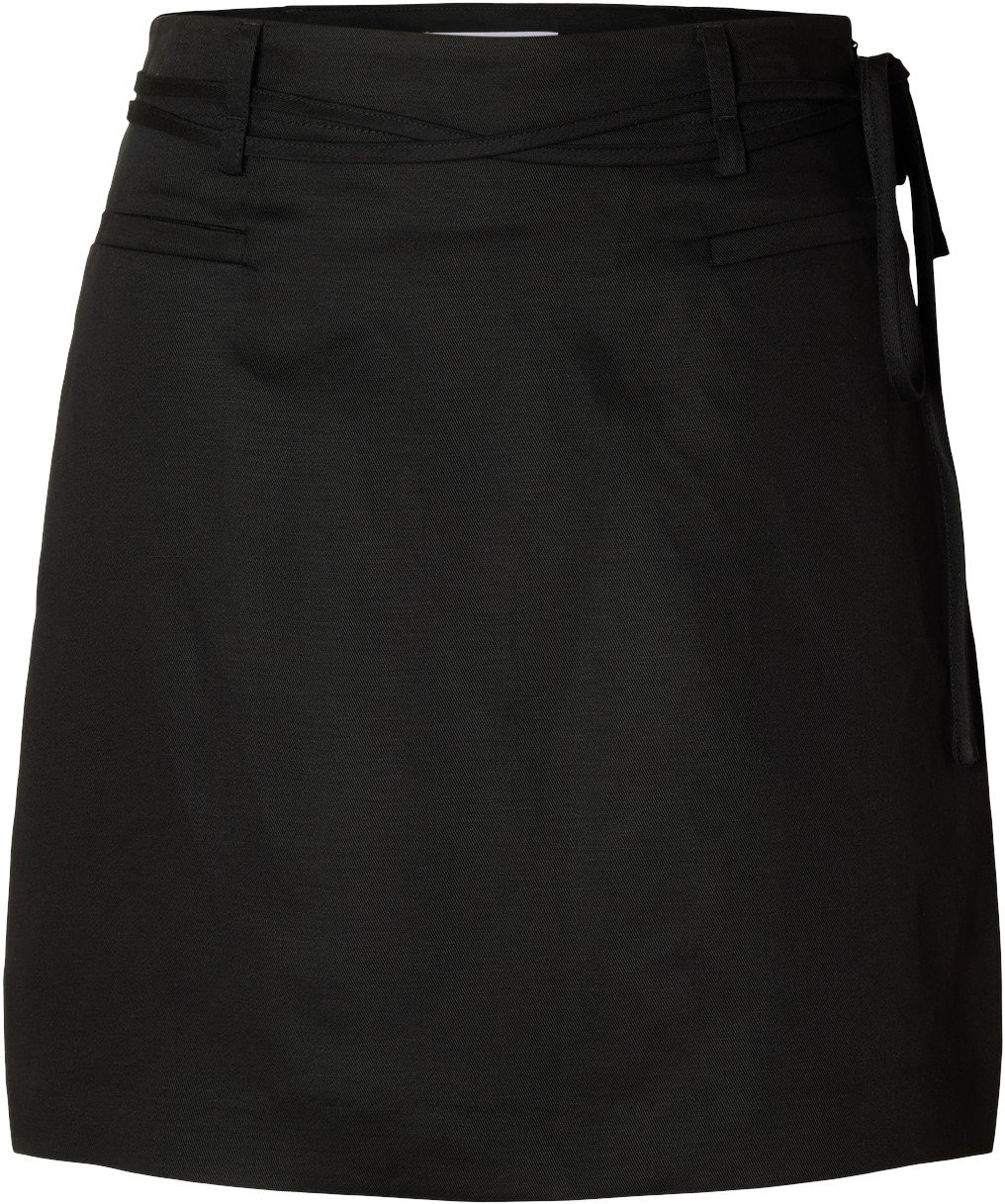 Slfsima HW Short Linen Blend Skirt