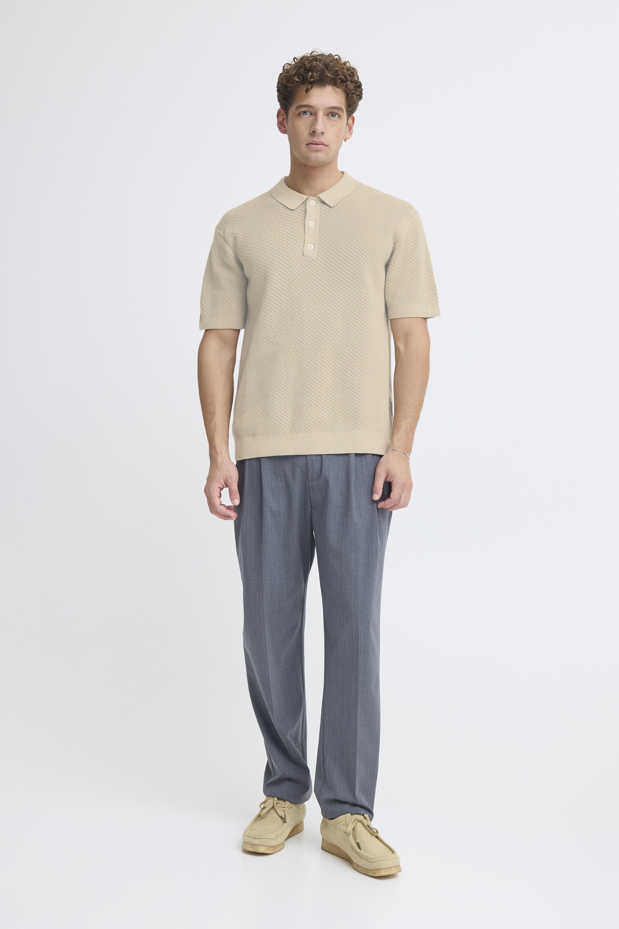 Cfisaksson SS Polo Knit