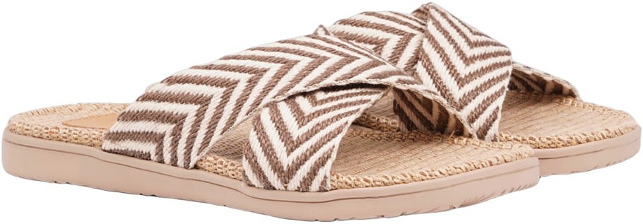 Formentera Jute Sole & Natural Bast Straps
