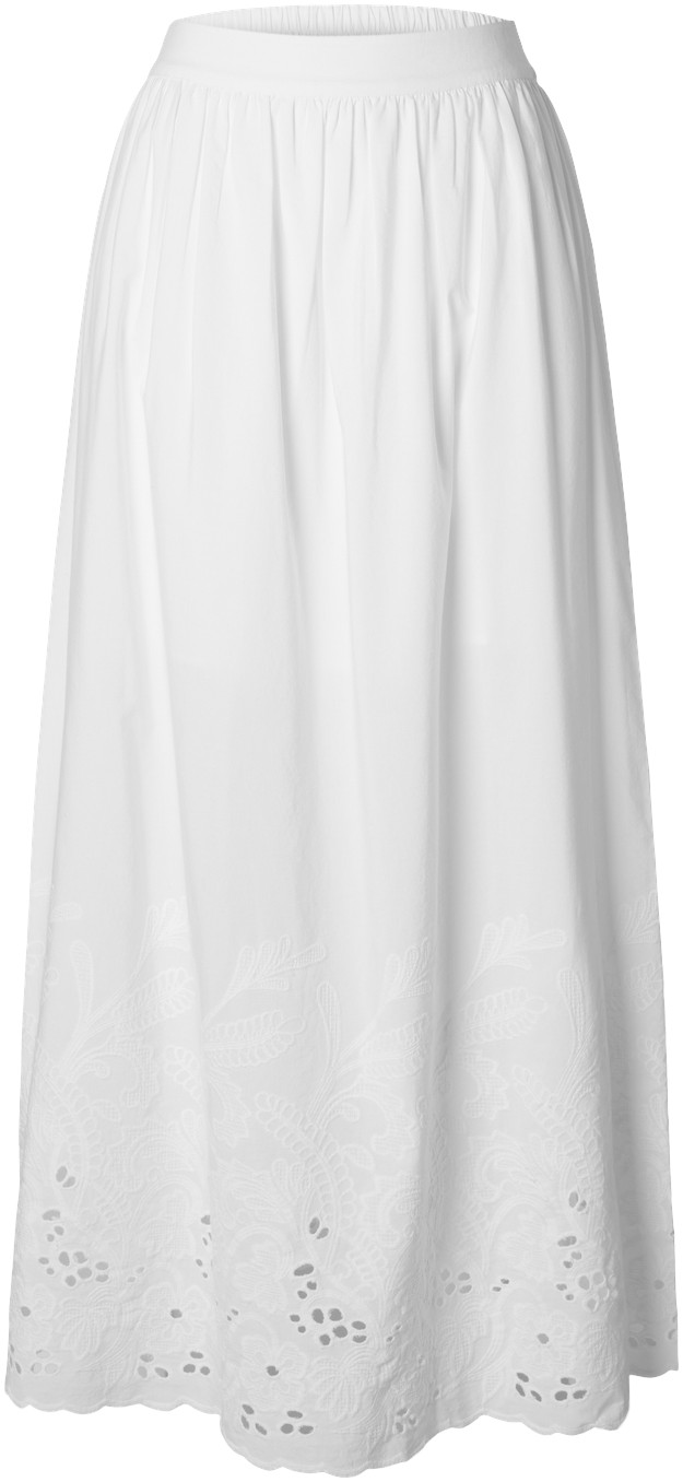 Slfdahlia HW Ankle Broderi Skirt B
