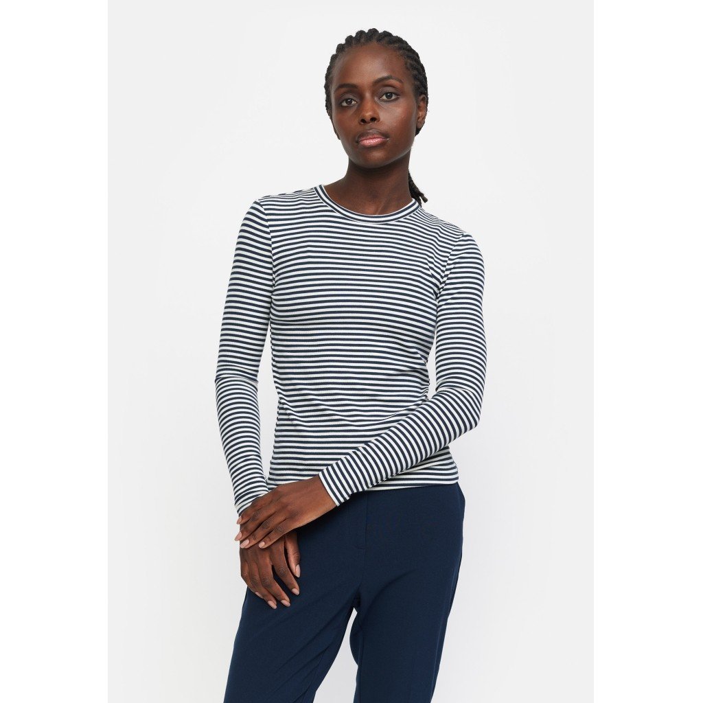 Srfenja Stripe Oneck Top