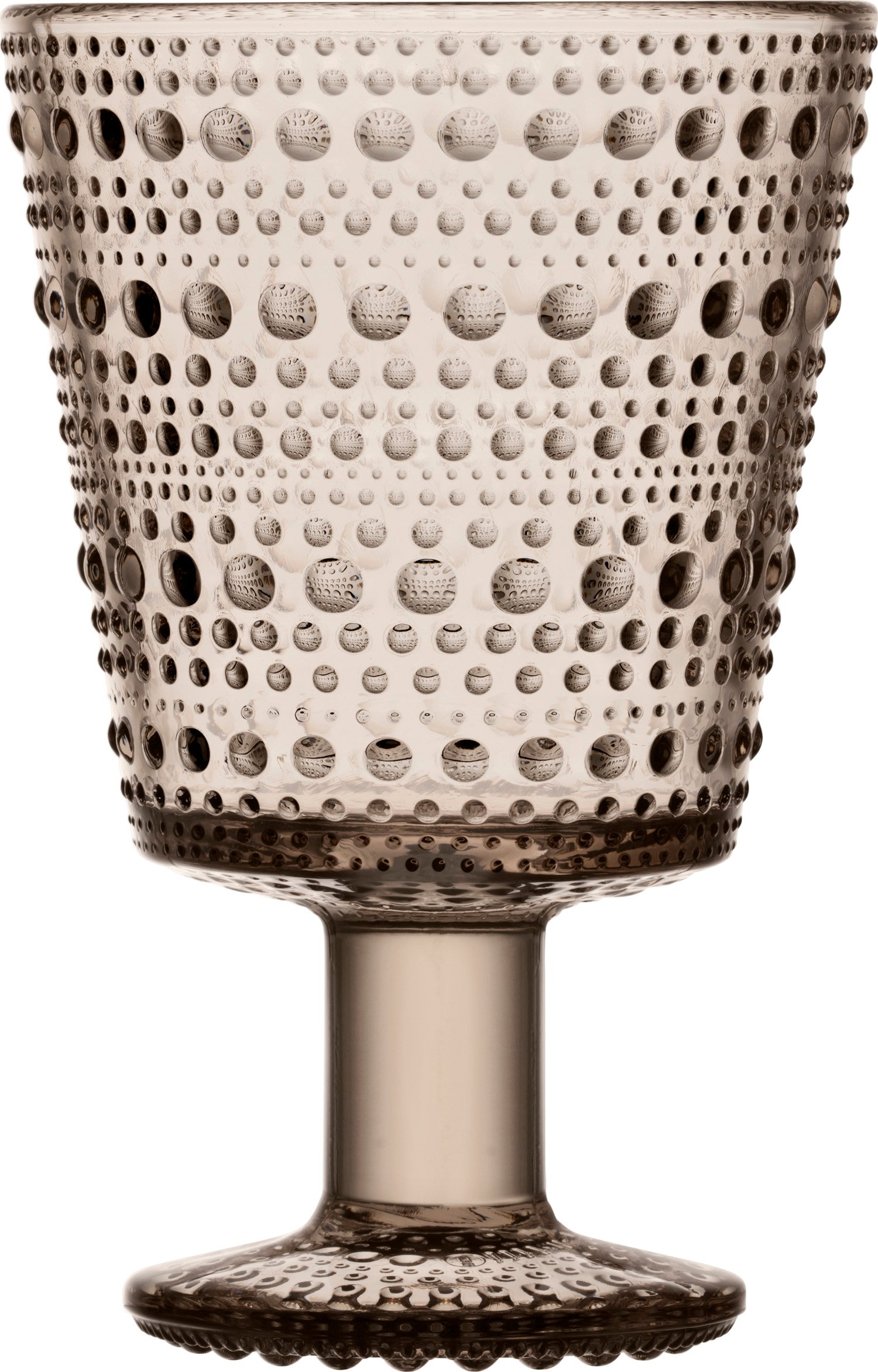 Kastehelmi Glas på fod 30 cl Linen 2 stk