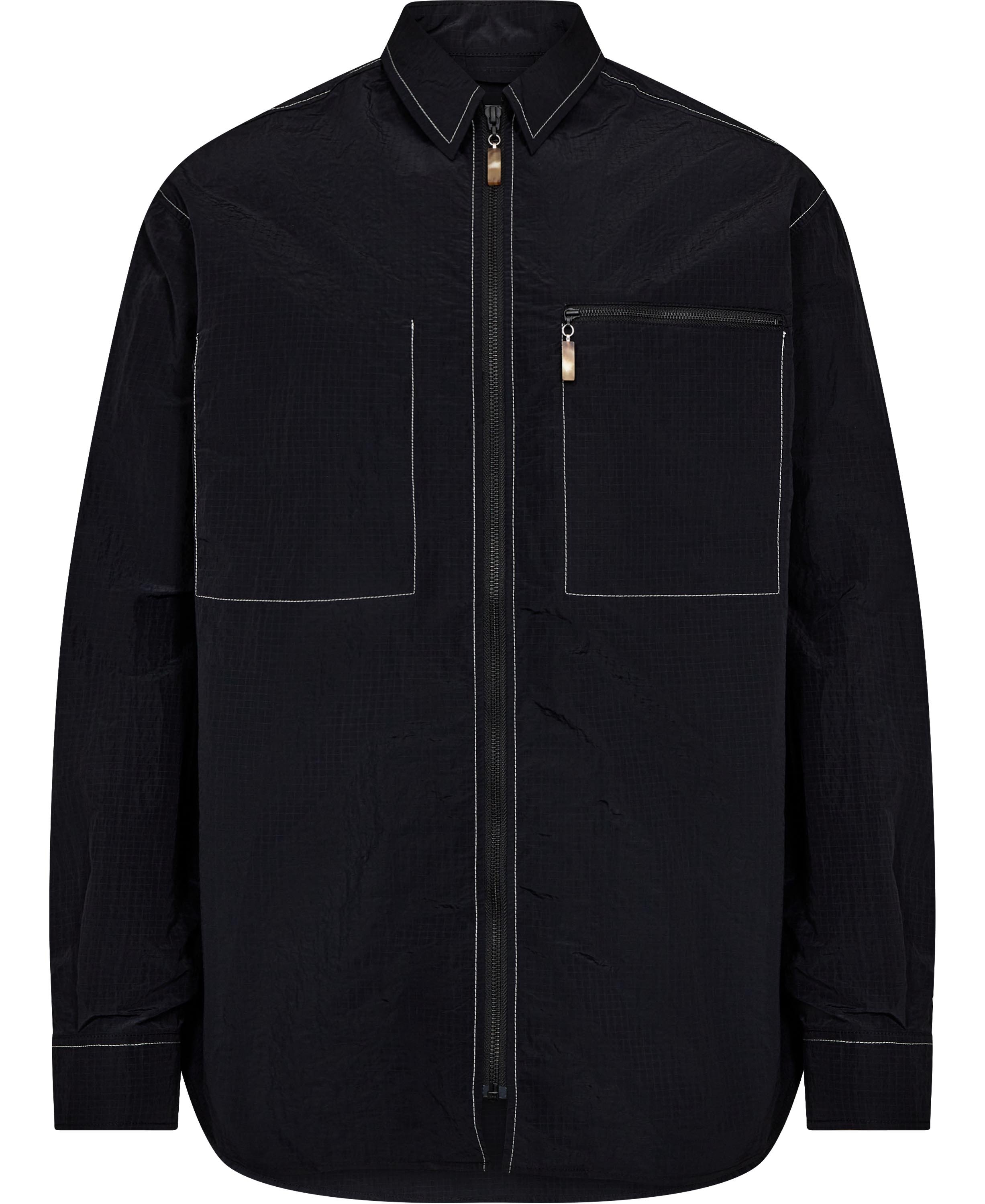 Derry zip Front Shirt Jacket