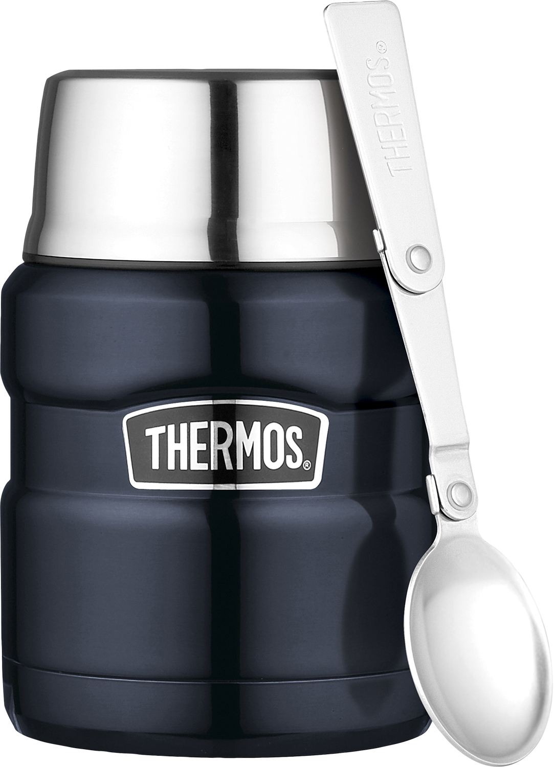 Madtermoflaske Stainless King 470 ml Mørkblå Stål