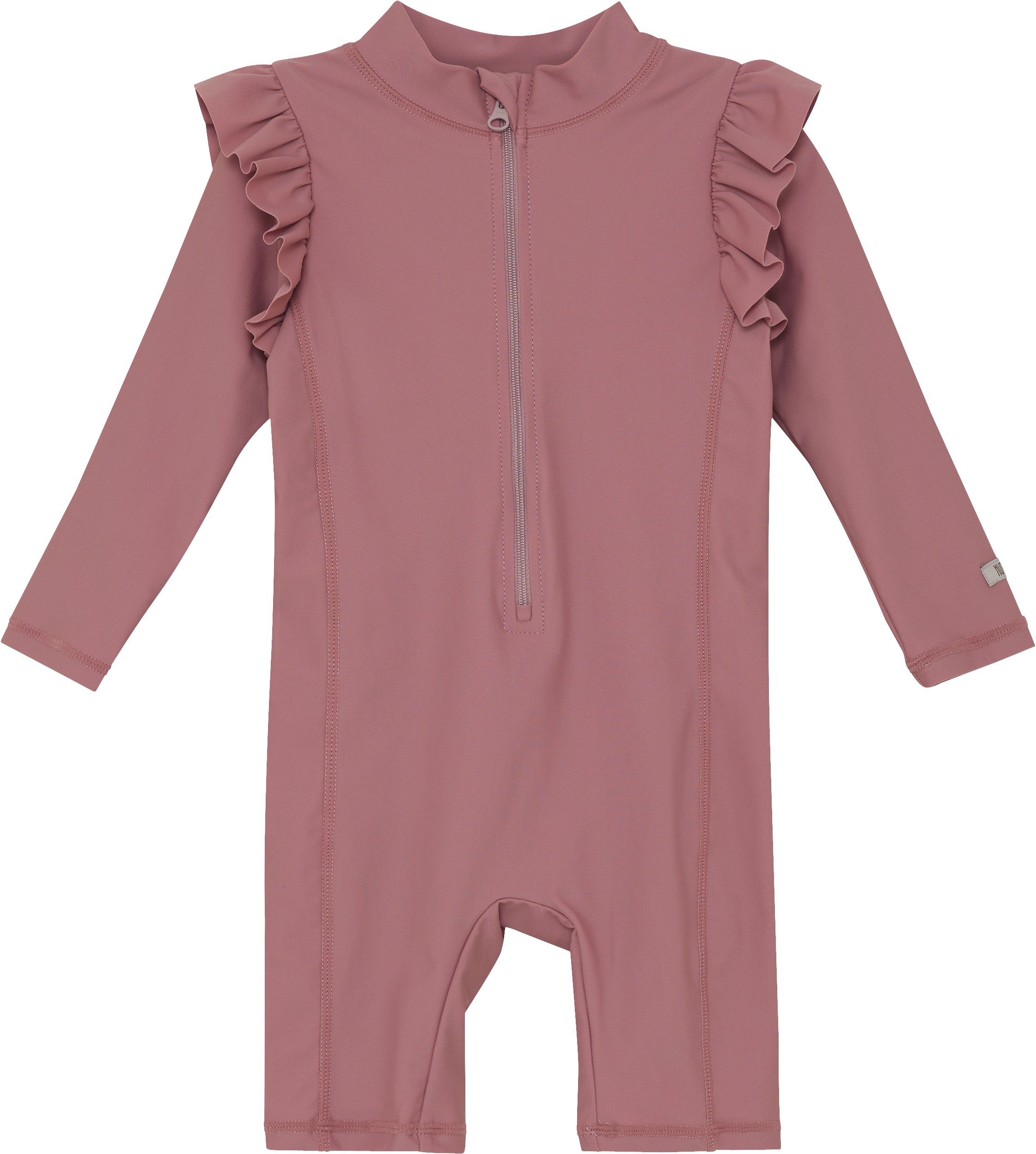 Swim Suit LS Solid UPF 40