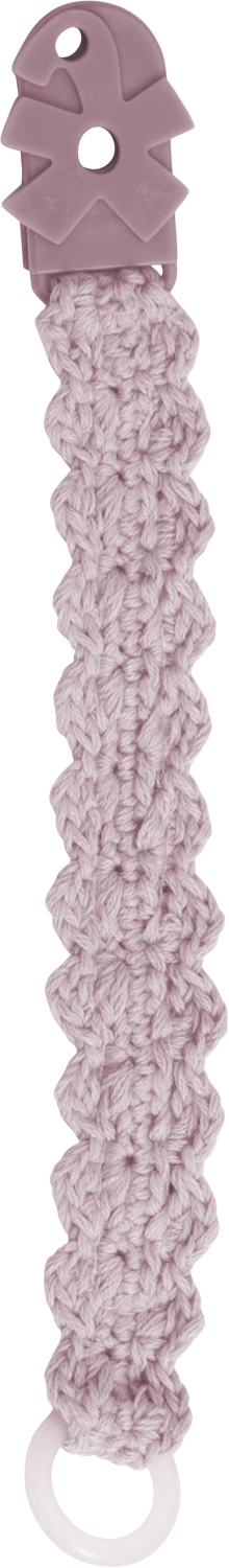 Hæklet Suttekæde, Blossom Pink