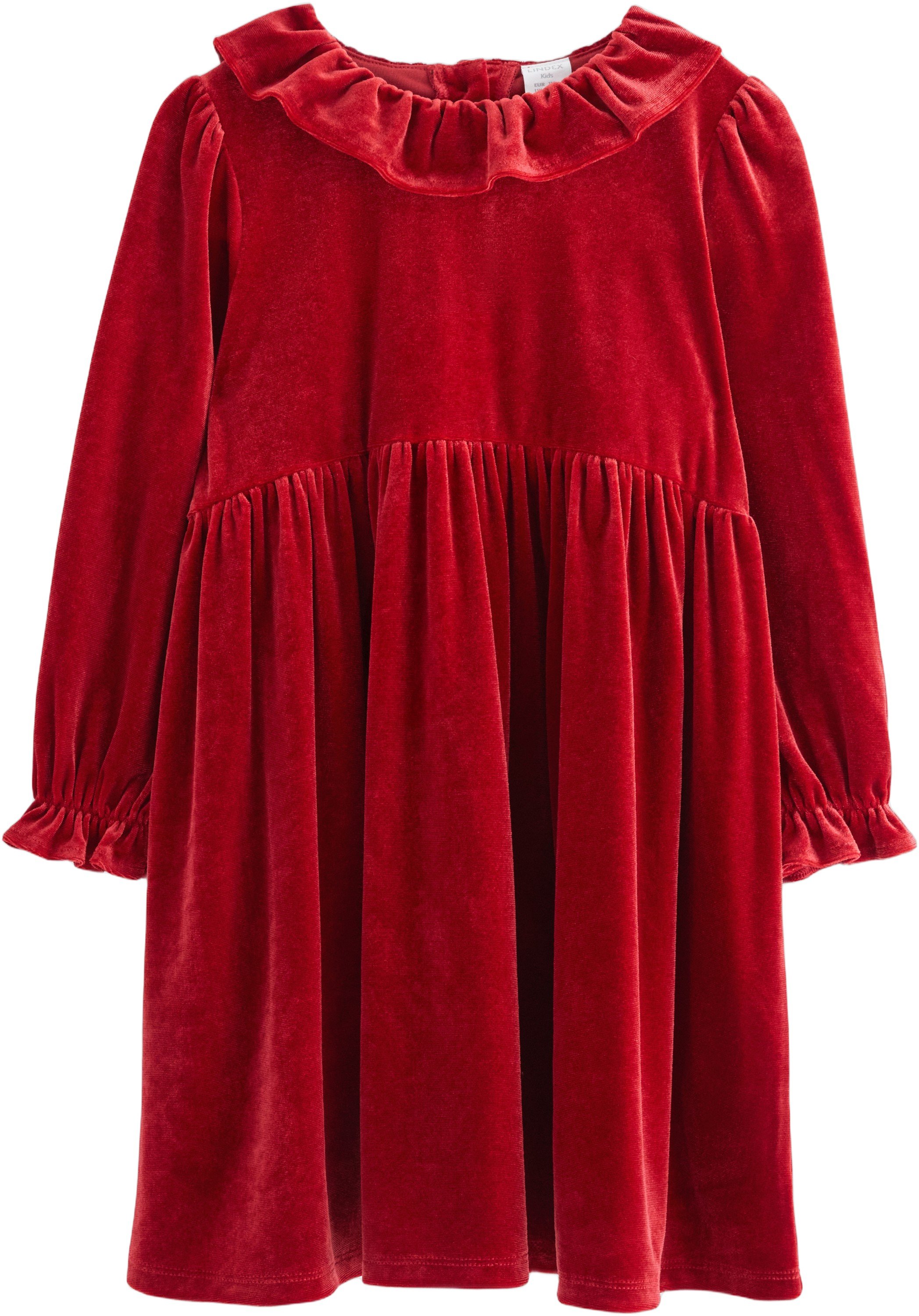 Soft Longsleeved Dress in Velvet w