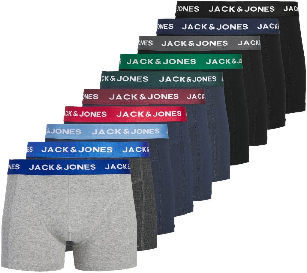 Jacsolid Trunks 10 Packs Noos
