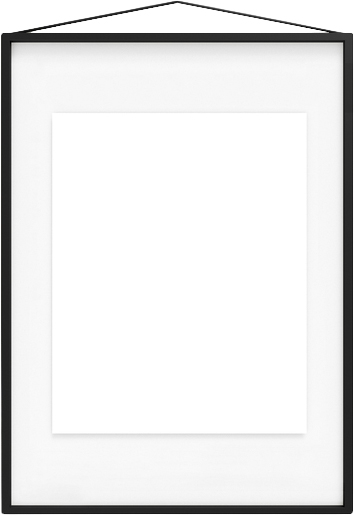 Frame, Black, 50×70
