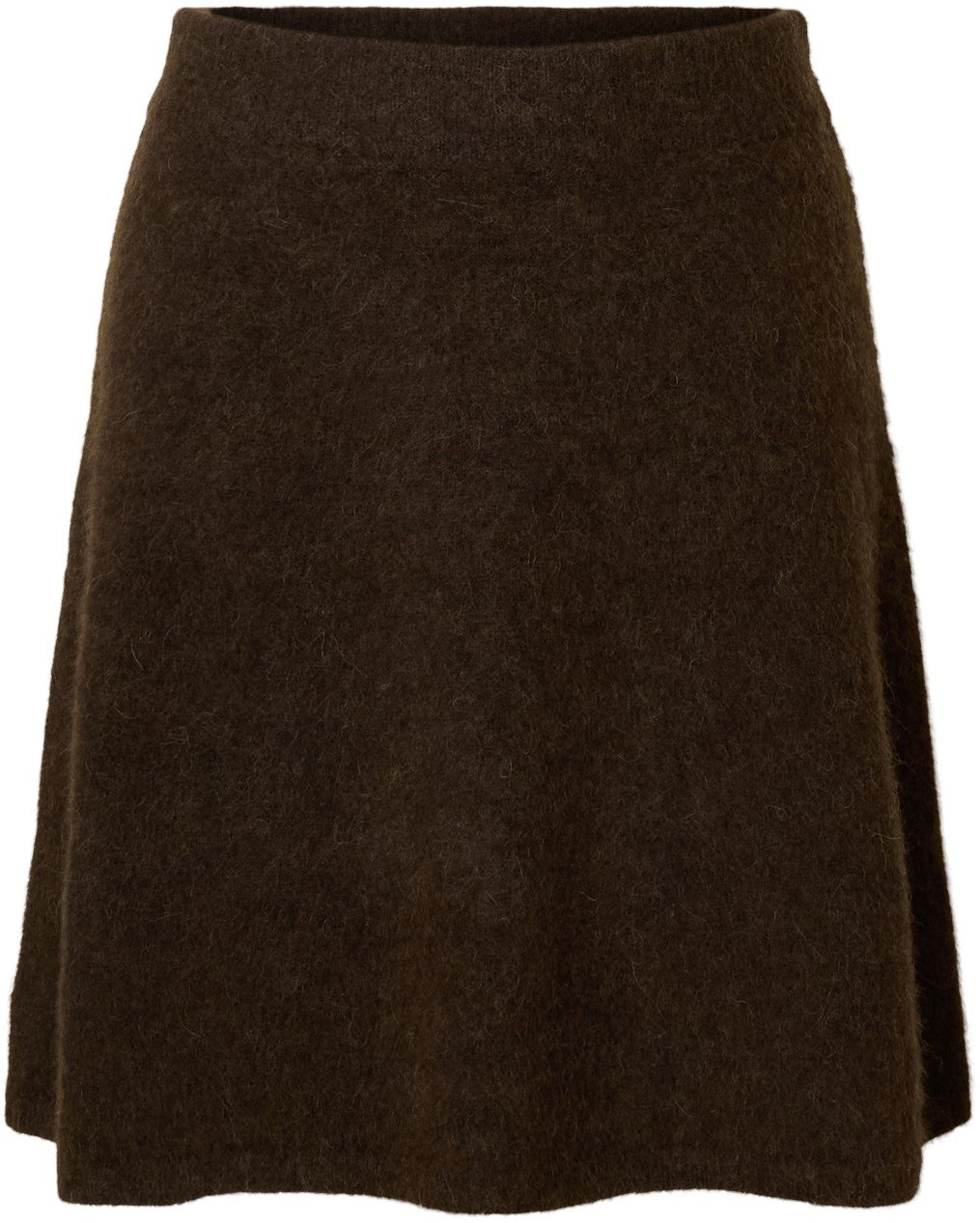 Slflulu Brushed HW Knit Skirt