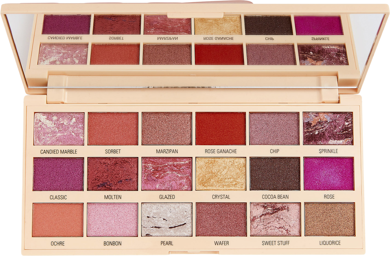Heart Revolution Marble Rose Gold Chocolate Eyeshadow Pale
