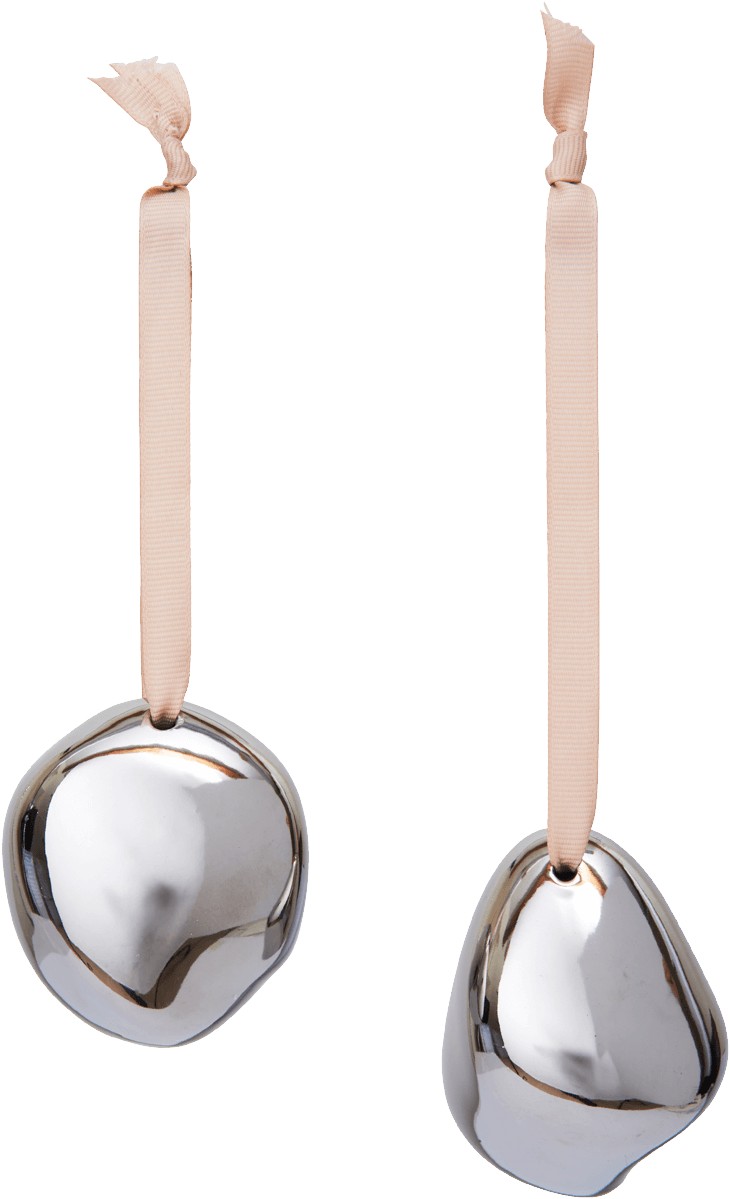 Bellure Baubles Set of 2 - Silver