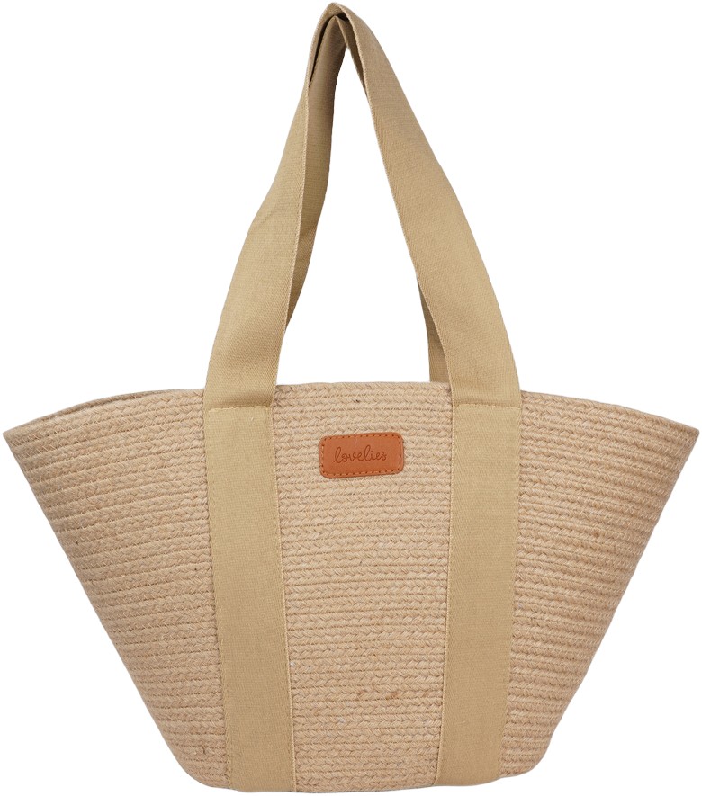 Peppino Jute BAG With Cotton Handles 45 X 40 CM