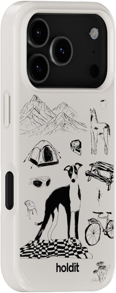 Graphic Print Case Magsafe Iphone 17 Pro Wool Gray