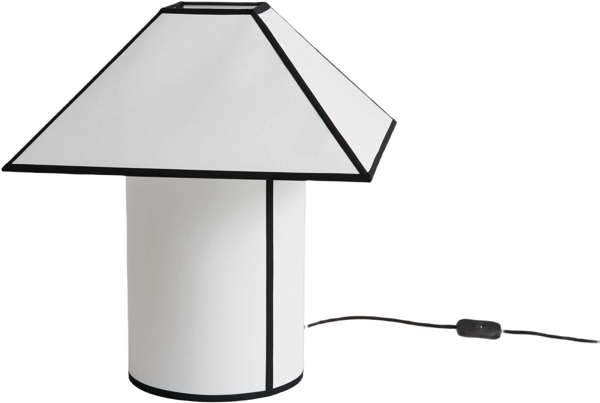 Ava Pyramid Table Lamp450-white