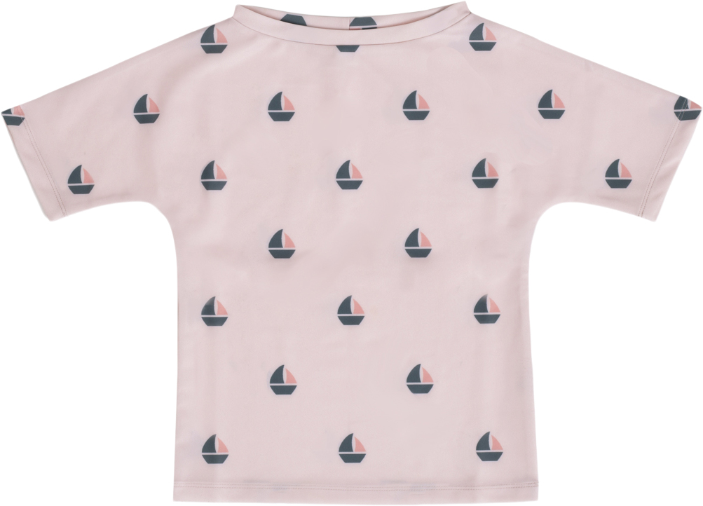 Luna Boatneck Shirt S/s Rose Boat