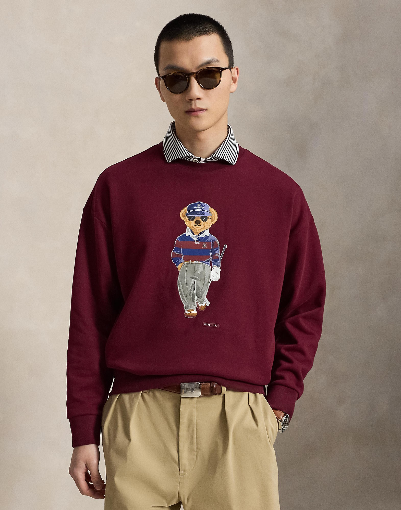 Relaxed Fit Polo Bear Sweatshirt