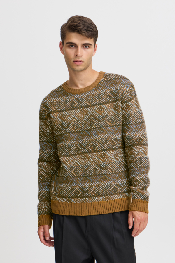 Cfklaes Crew Neck Mulit Knit