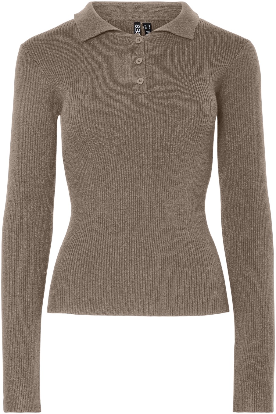 Pcmira LS Polo Knit Noos BC