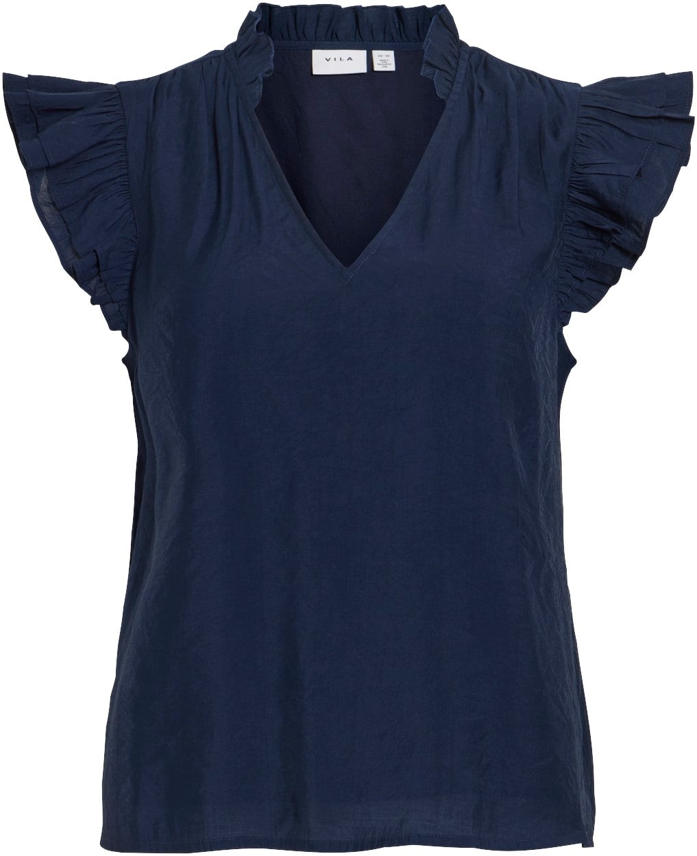 Vianu S/L Vneck Top/rn