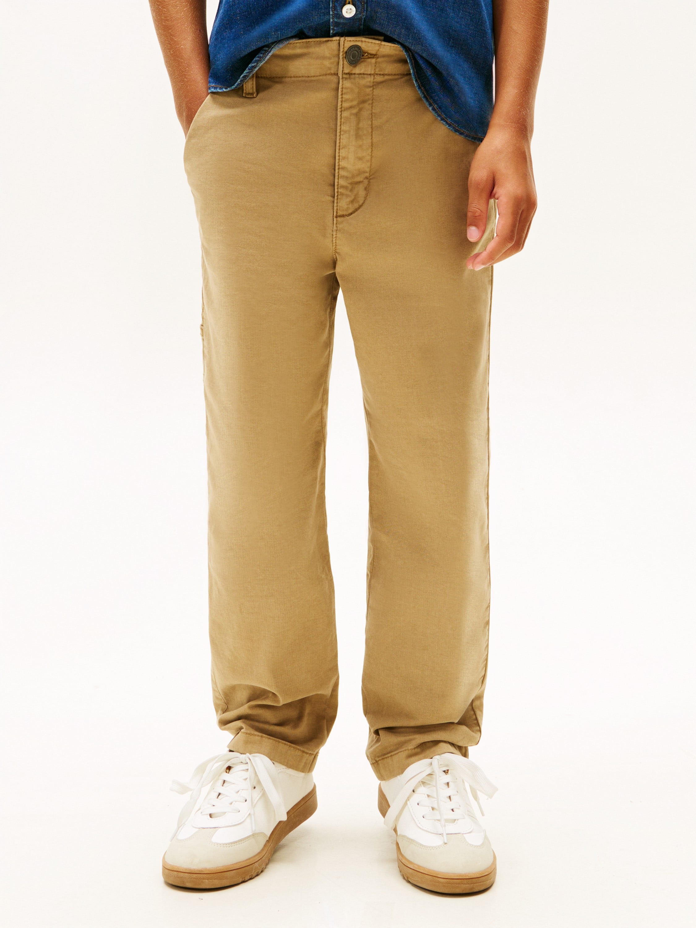 Essential Herringbone Twill Relaxed Carpenter Trousers - Køb til DKK 419 - Spar 30%