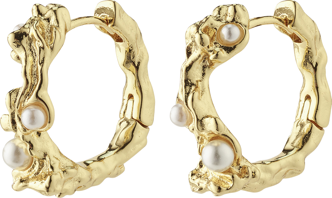 Raelynn Recycled Earrings Goldplated