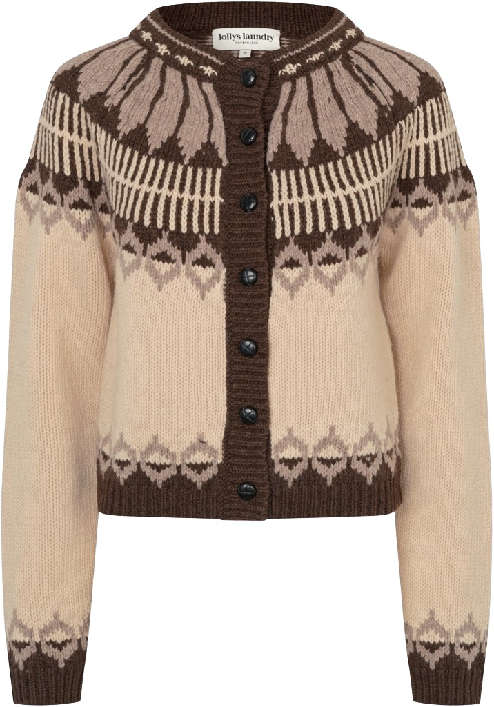 Clarell Wool Blend Knit Cardigan