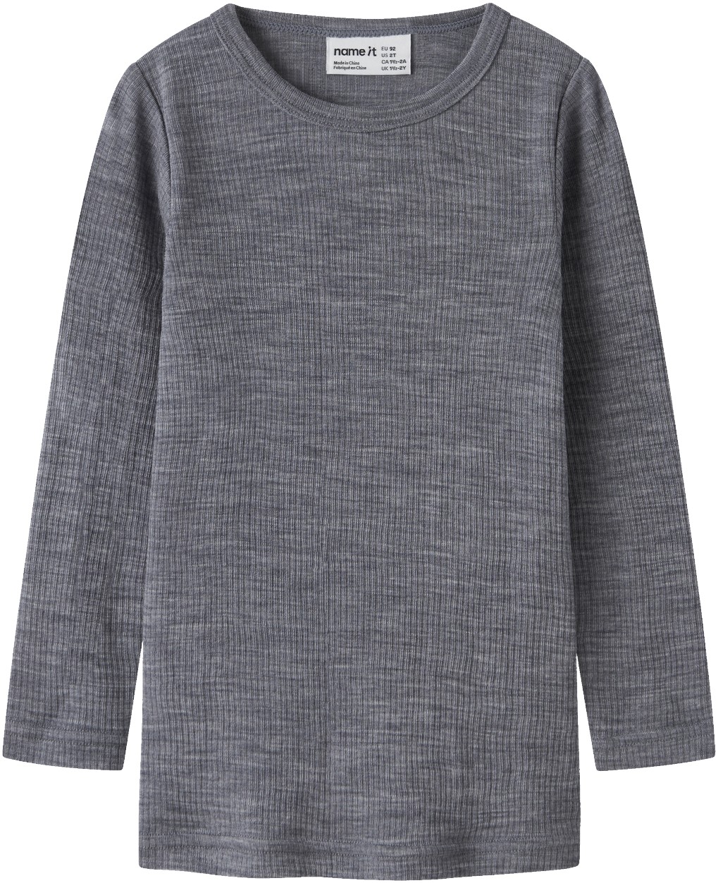 Nmnwax Wool RIB LS TOP Noos