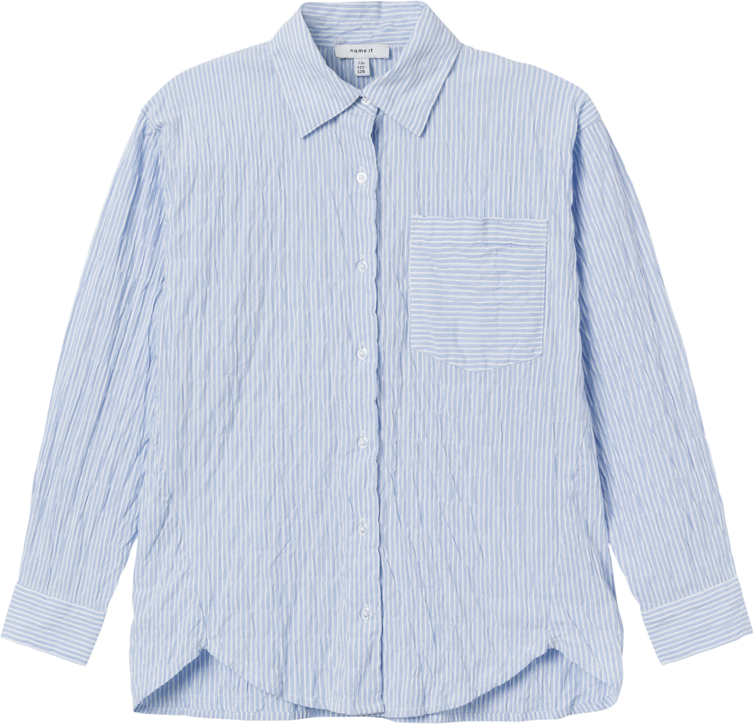 Nkfdustripes Oversize Long Shirt