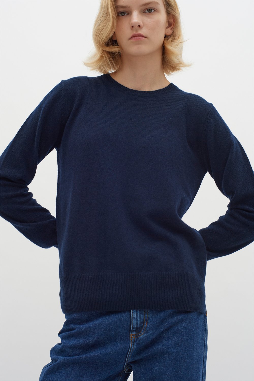 Lukkaiw Crewneck Pullover Premium – 100% Cashmere
