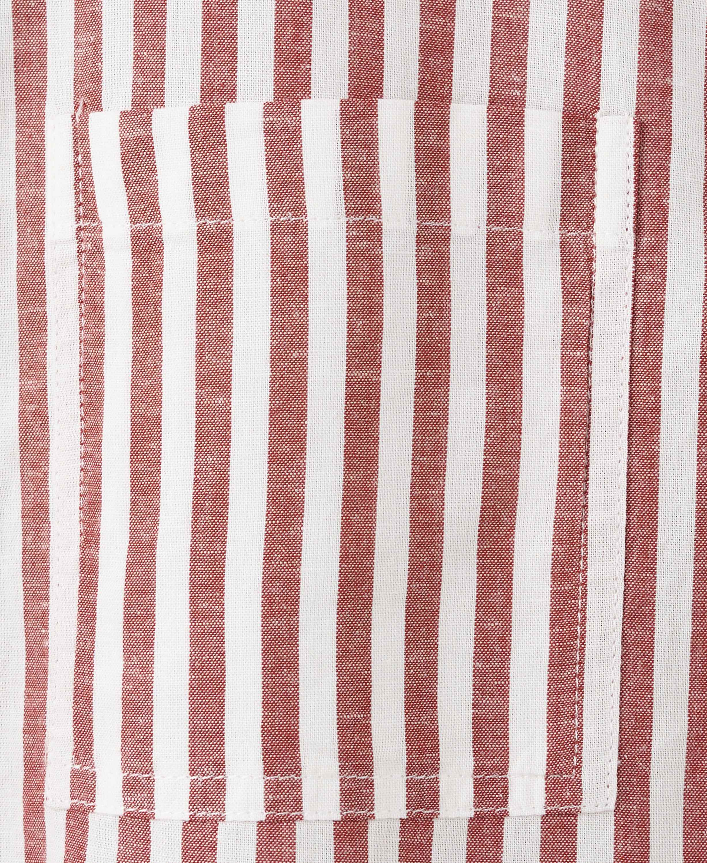 Striped Cotton Linen Shirt