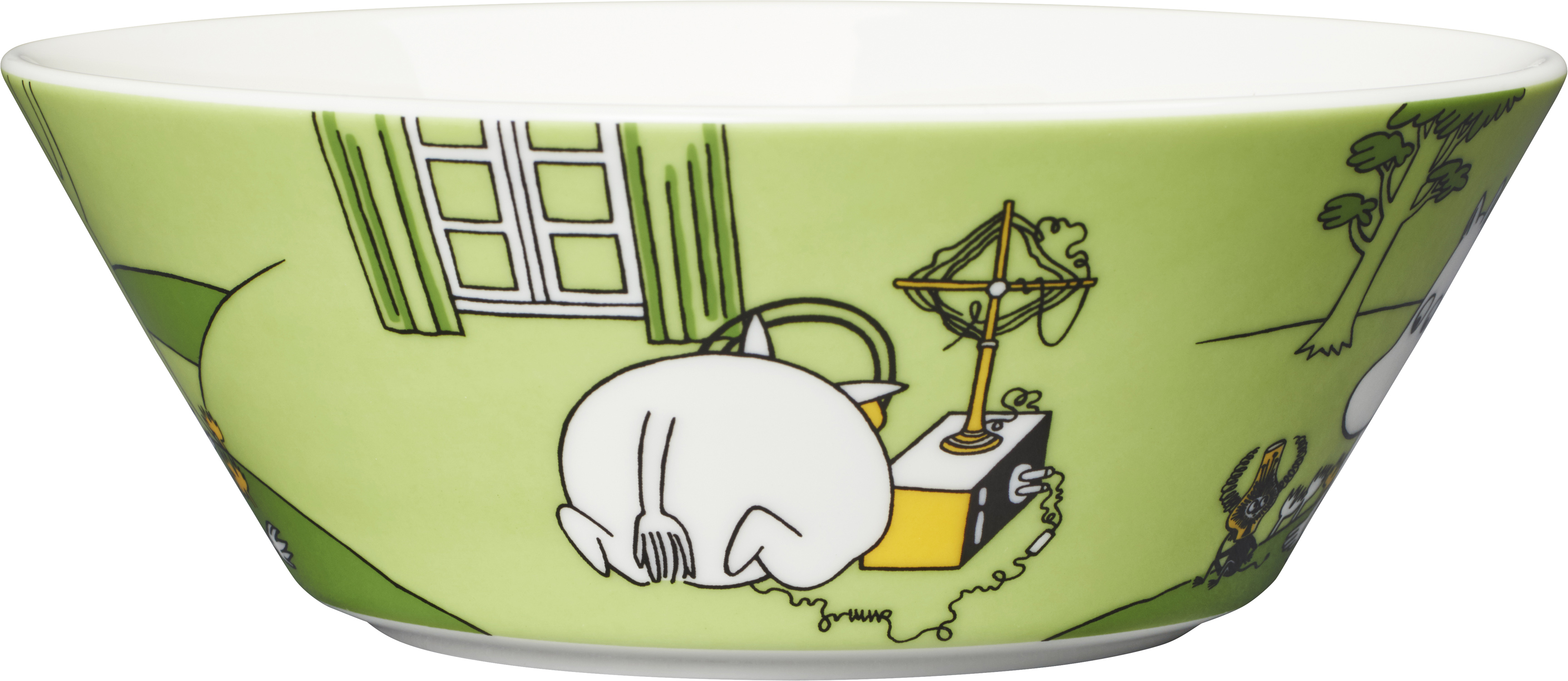 Mumi 15cm Skål Mumitrold Græsgrøn