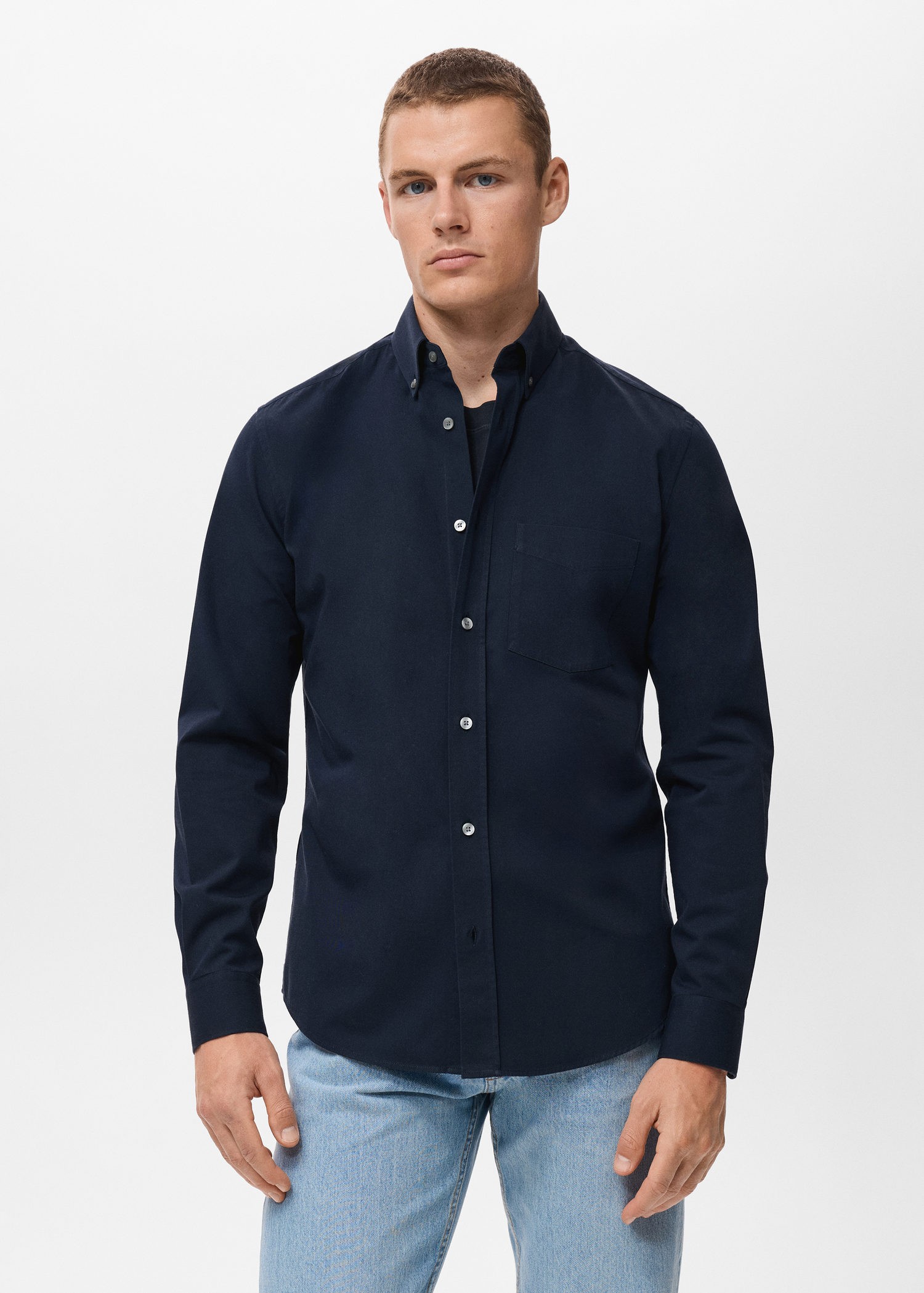 100% Cotton Regular fit Pocket Shir
