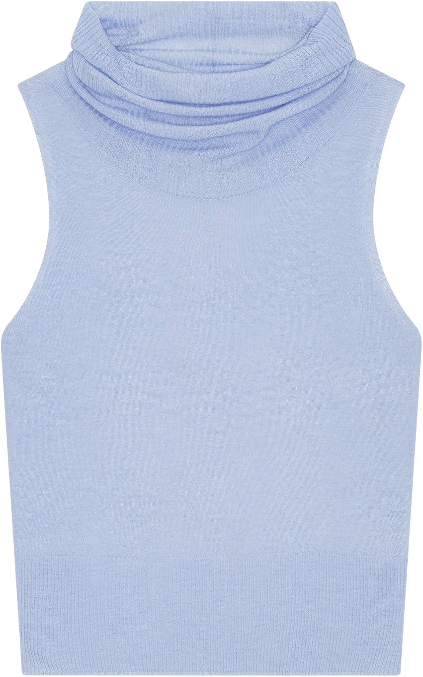 Cowl Neck Knit Top