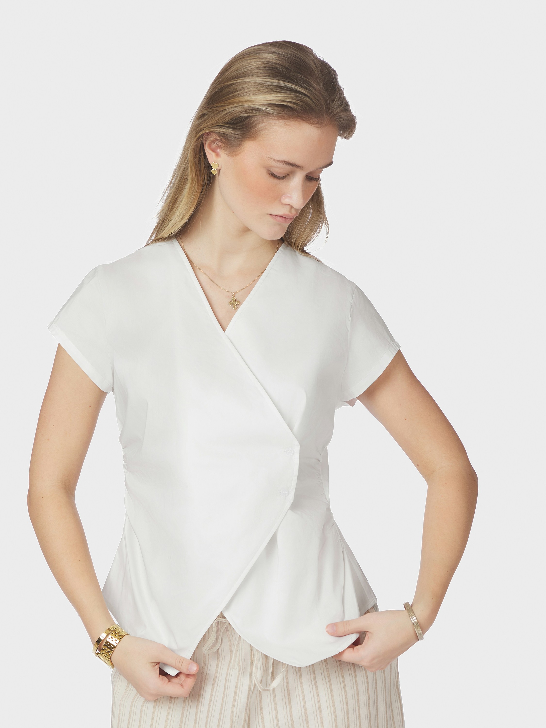 Fidi Poplin Top