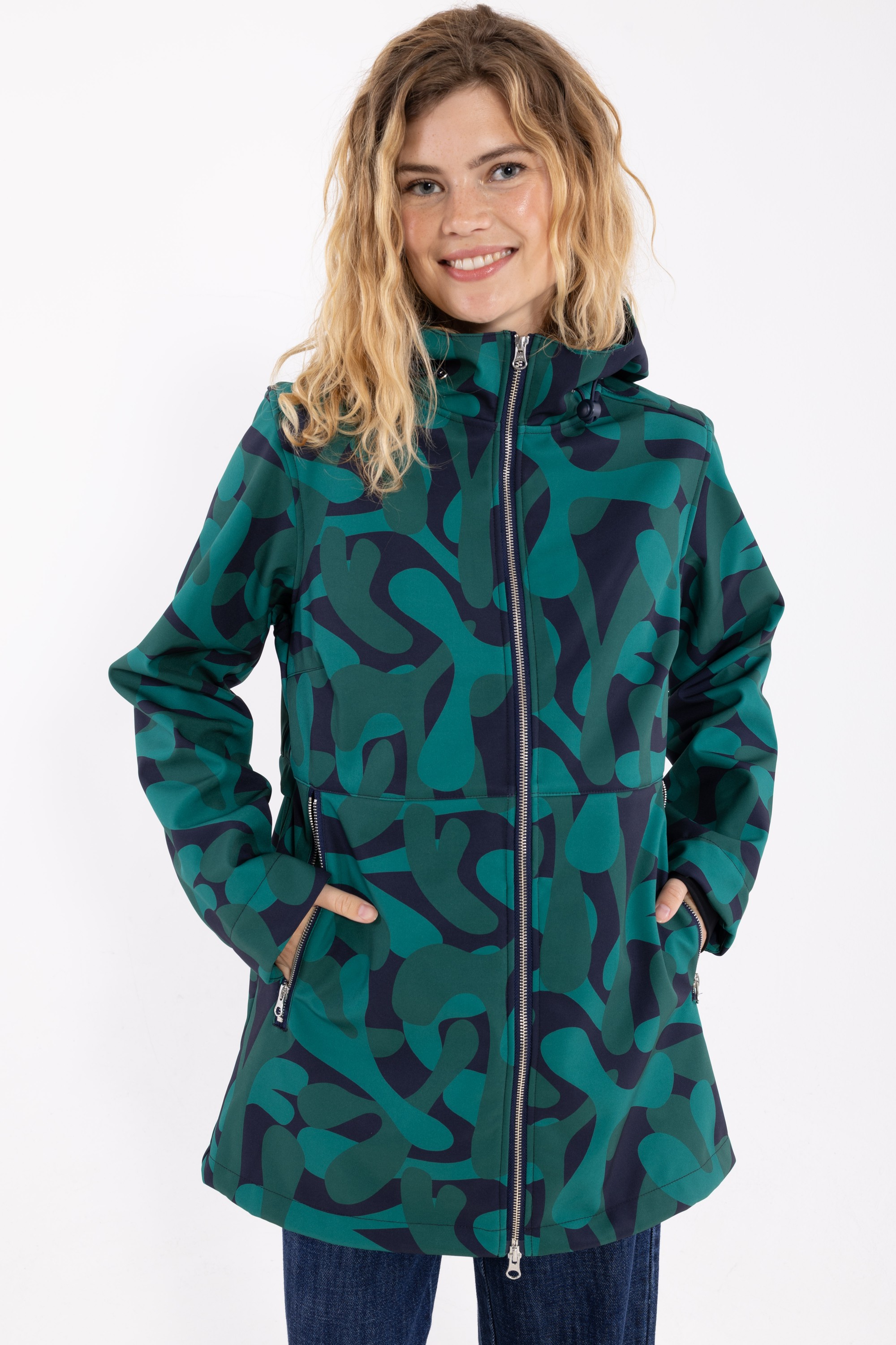 Danelandscape Softshell Jacket Dark Green Lavalamp