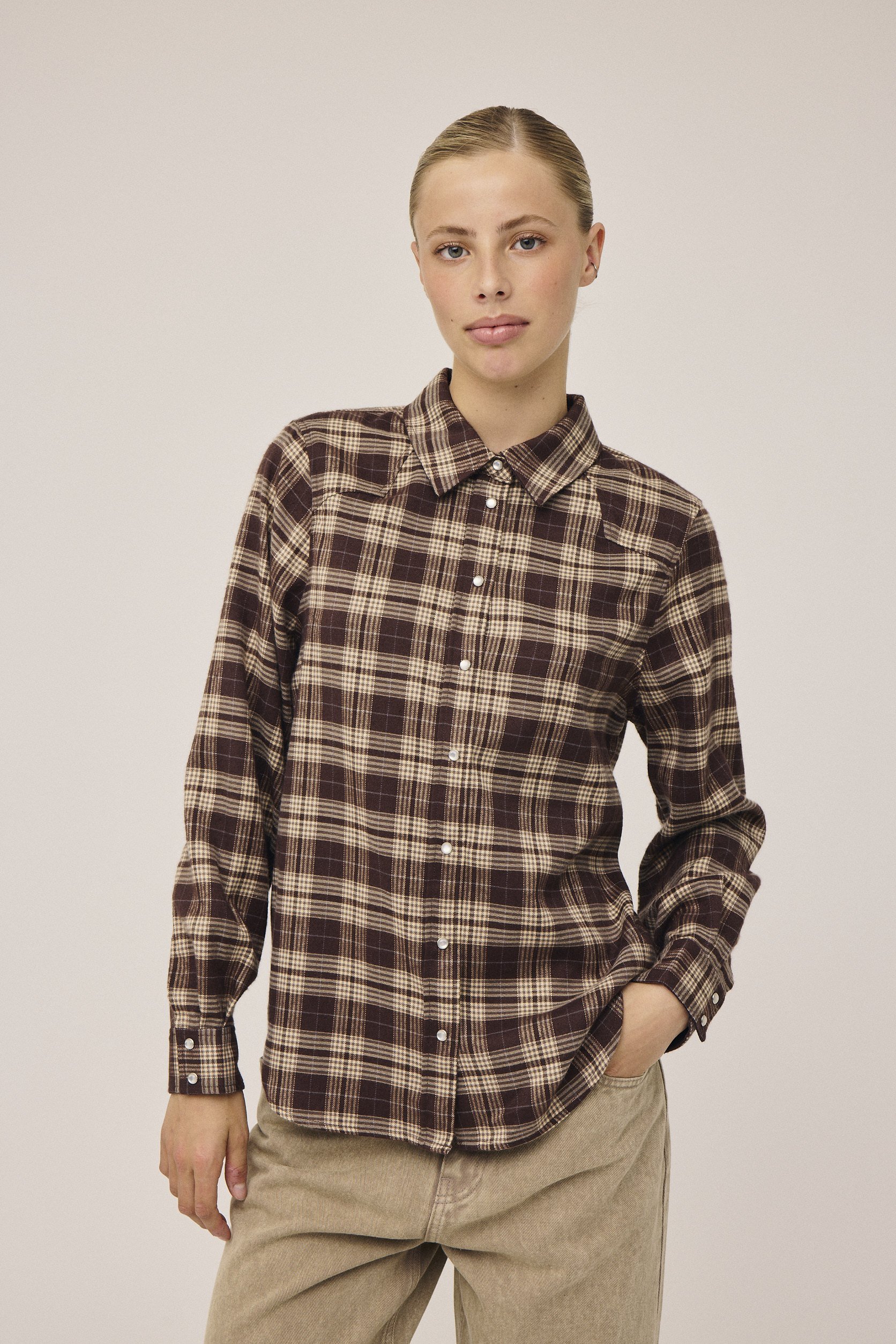 Check 1 Flannel Skjorte