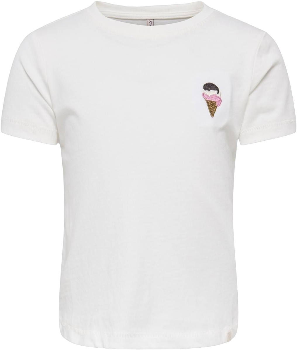 Kmgvega Life SS REG EMB TEE BOX JRS