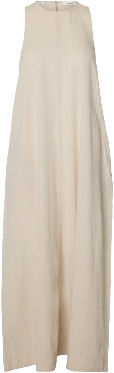 Slfluisa Relaxed Linen Blend Dress