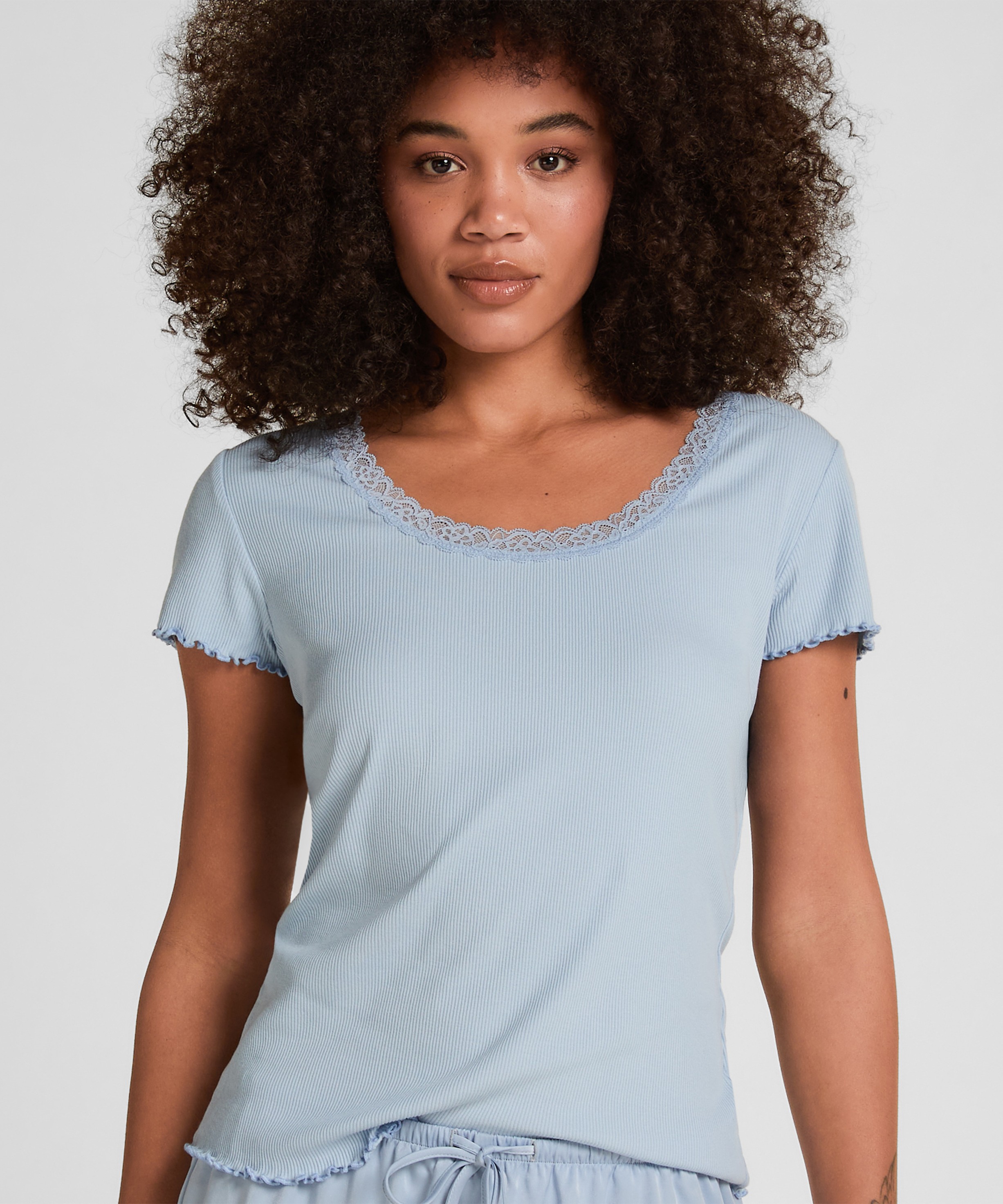 Pyjama Top Jersey Rib - Køb til DKK 140 - Spar 30%