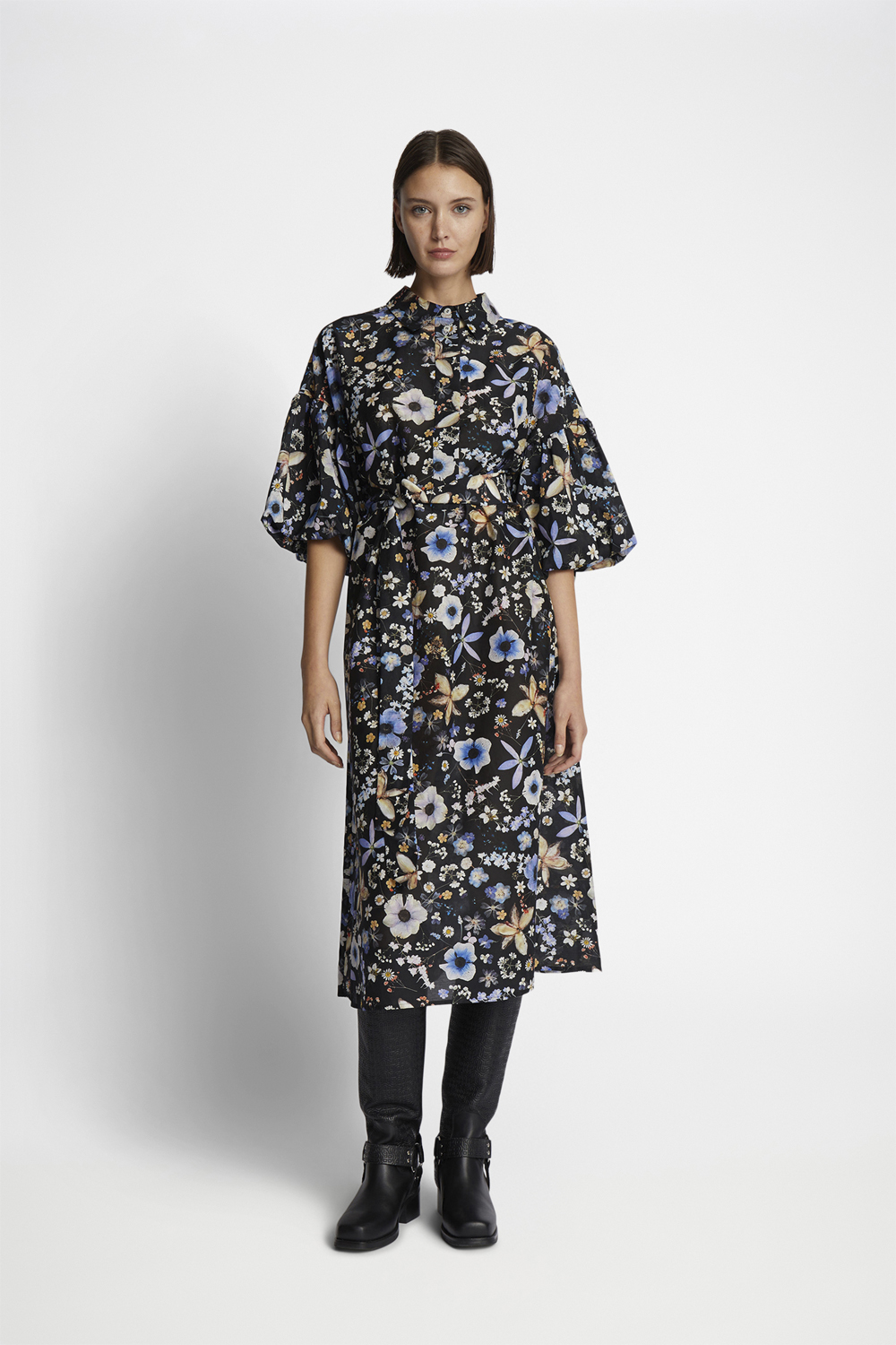 Palmetto Organic Cotton And Silk Blend Dress