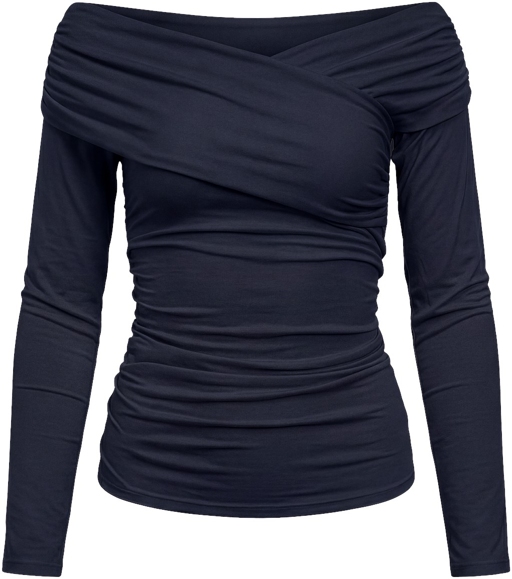 Objlevih L/S Cross Over TOP Noos