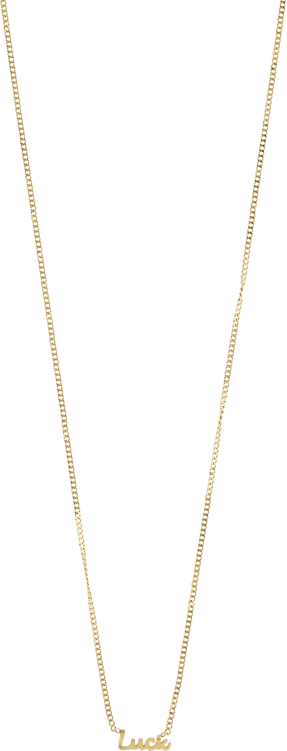 Luck Recycled Necklace Goldplated