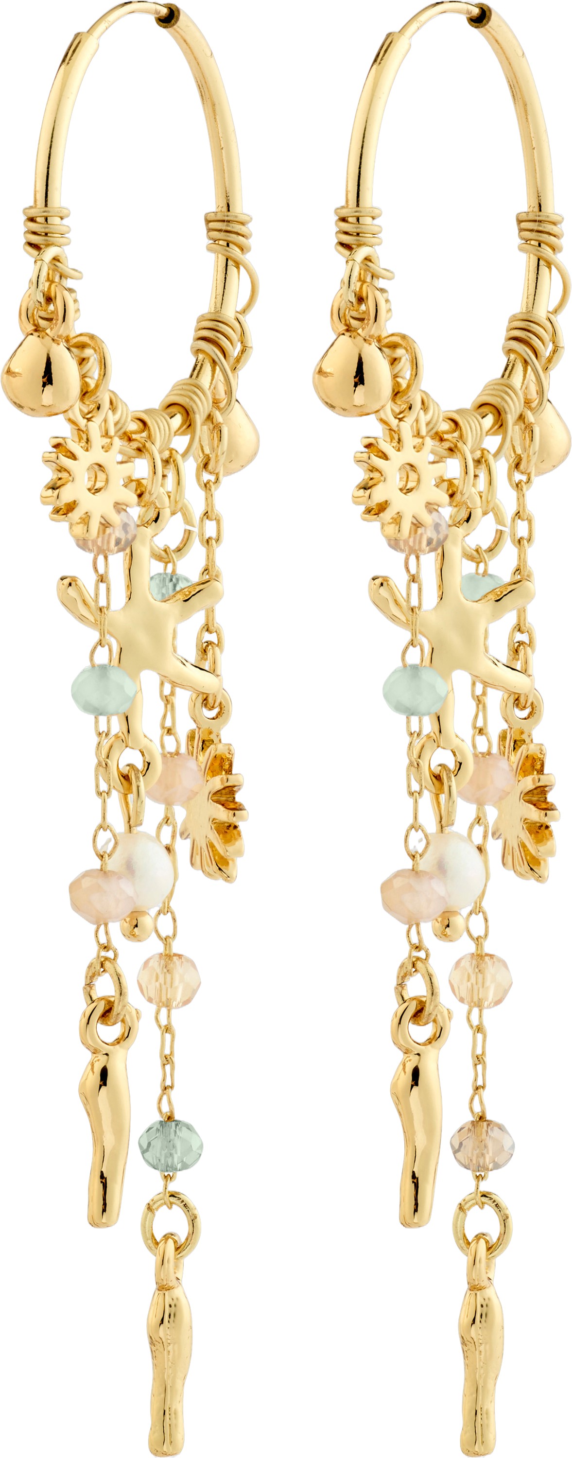Prism Hoop Earrings Goldplated