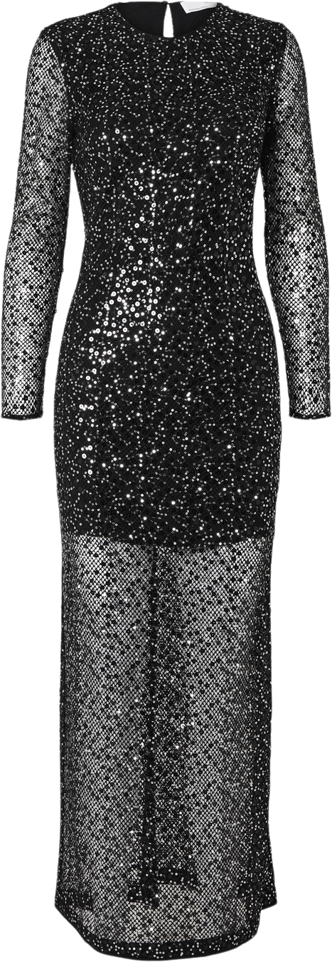 Slfnoel LS Ankle Sequins Dress B