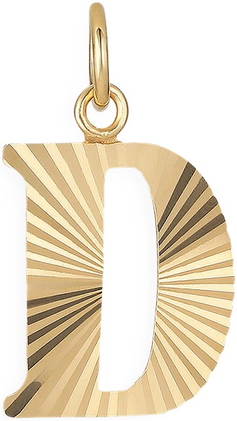 Reflection Letters, Goldplated Sterling Silver-d
