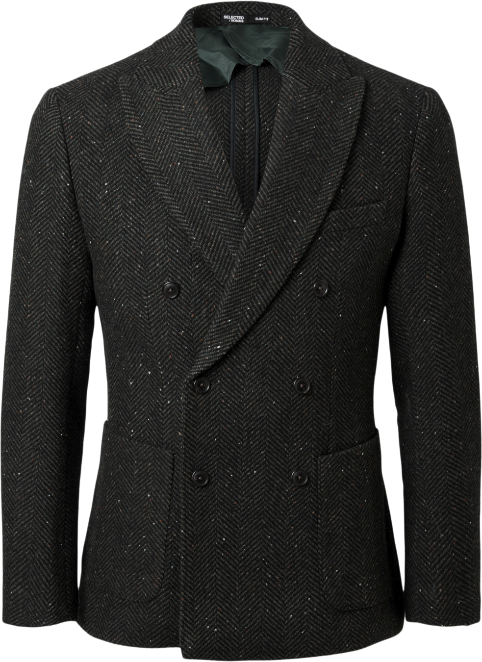 Slhslimmorris Herringbone Wool