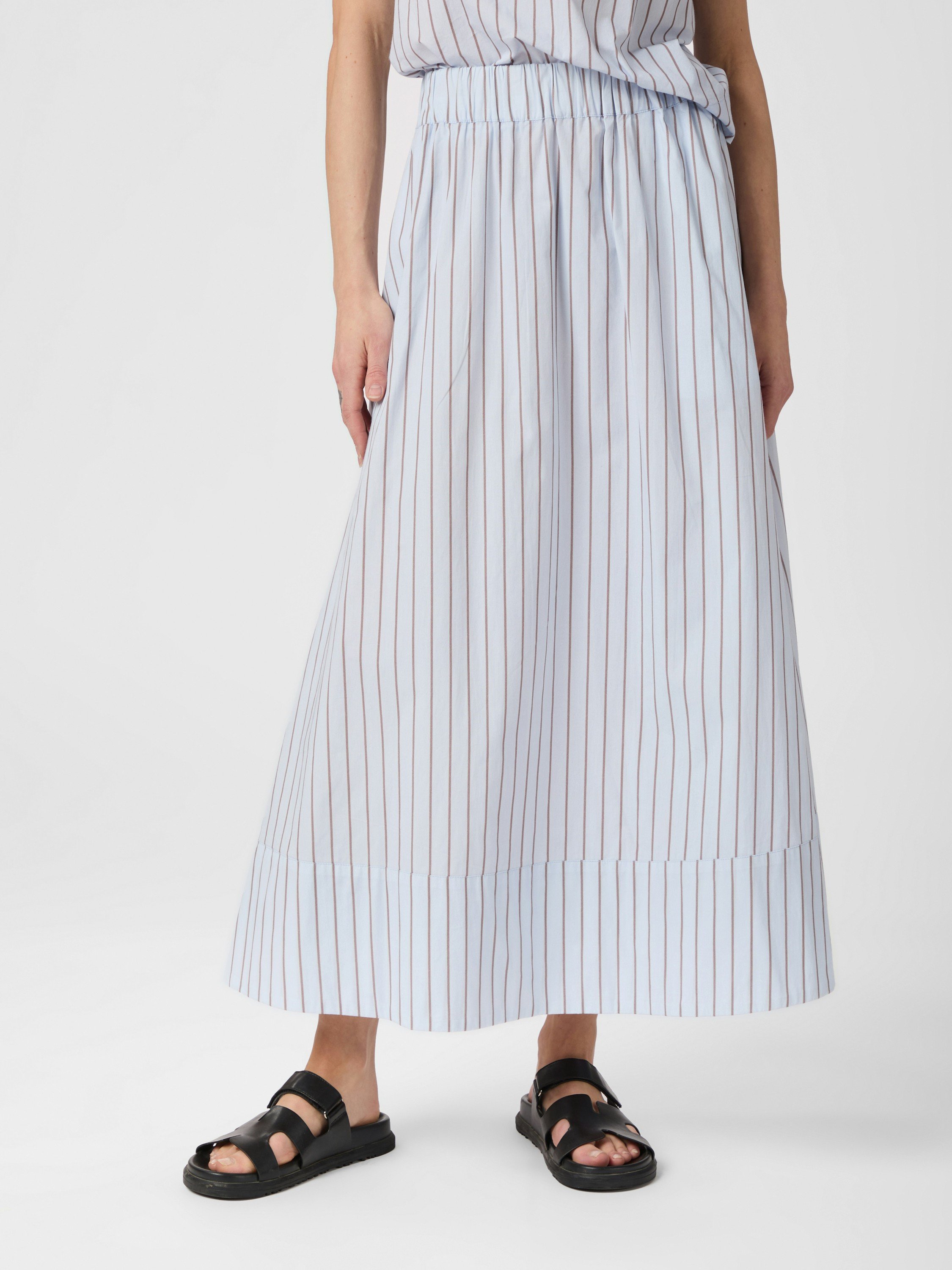 Yara Stripe Long Skirt
