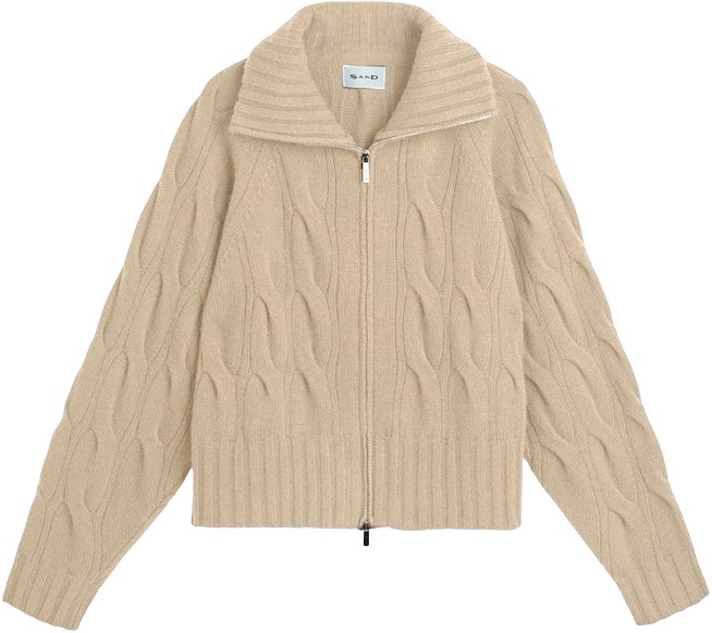 5660 Wool Cashmere Blend Cosima Zip