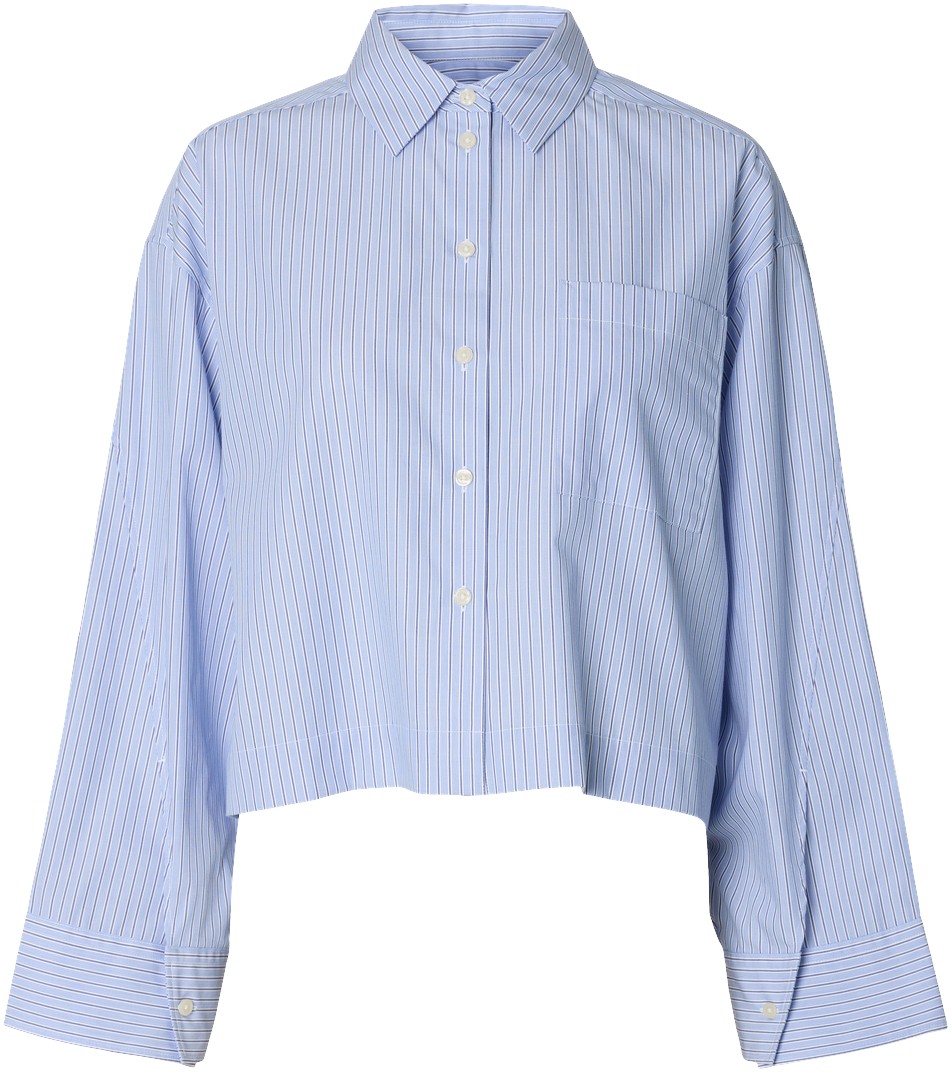 Slwdannie LS Cropped Boxy Shirt NOO